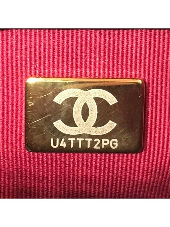 Chanel Quilted Lambskin CC Logo Drawstring Chain Backpack Pack Black